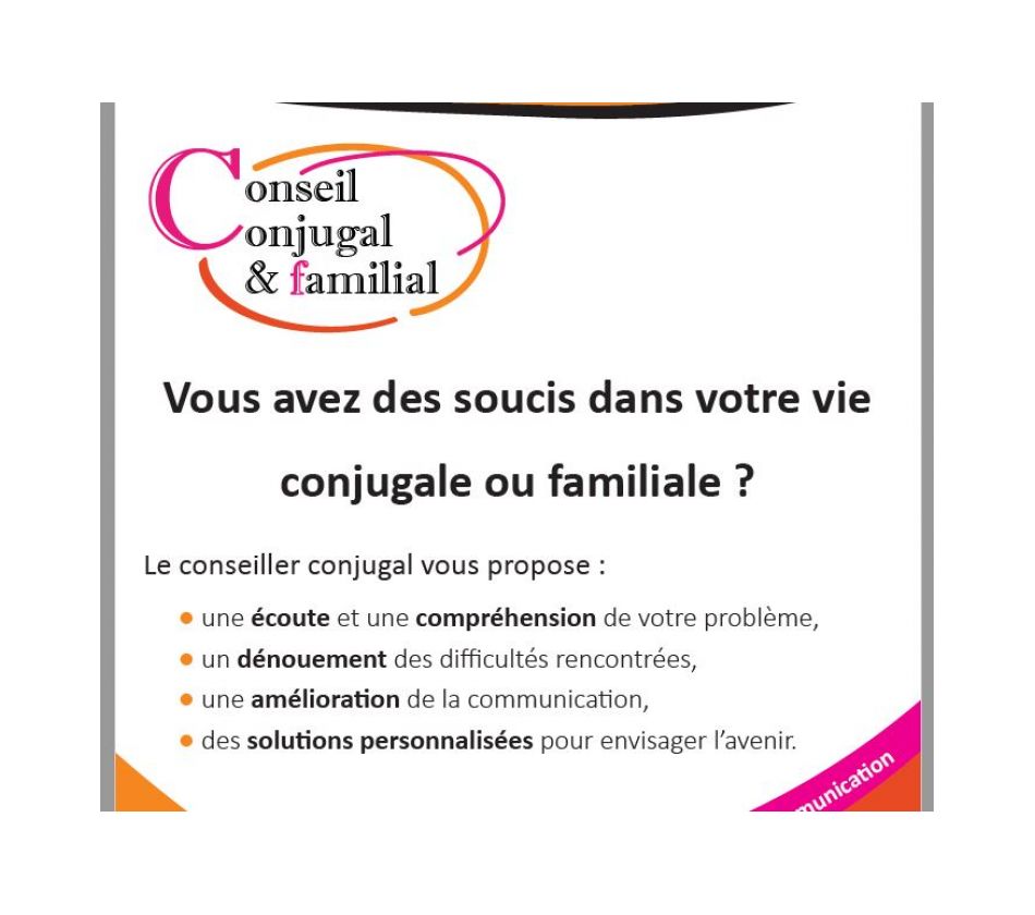 Conseil Conjugal et Familial