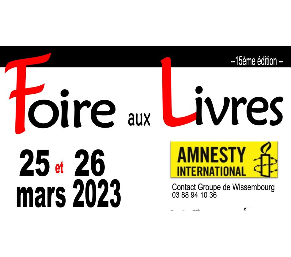Amnesty International Foire aux Livres à Wissembourg