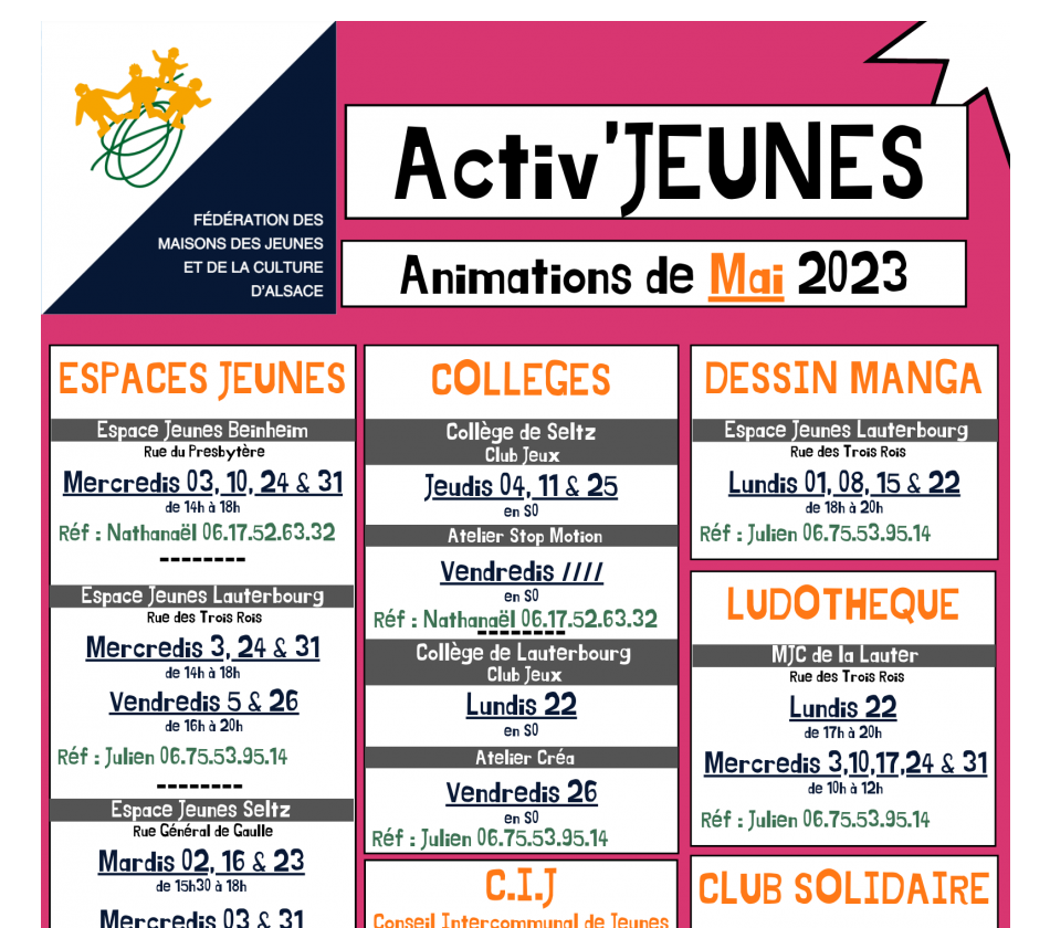 Activ'JEUNES Activ'JEUNES