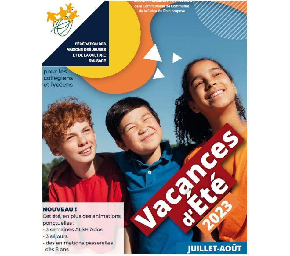 PROGRAMME JEUNESSE ETE 2023
