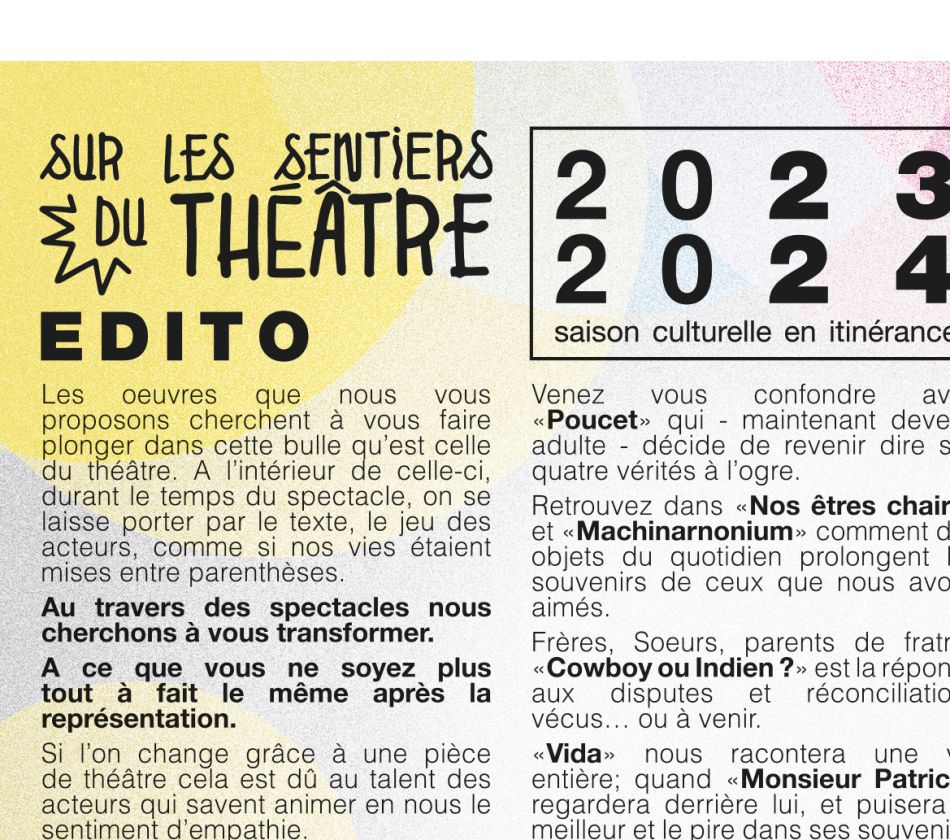 Sur les Sentiers du Théâtre