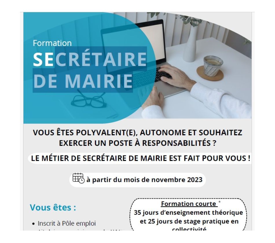 Formation secrétaire de mairie