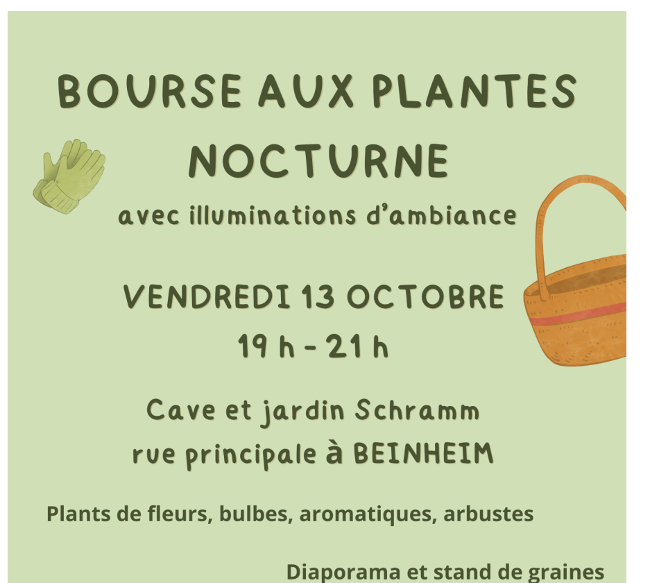 Bourse aux plantes d'automne
