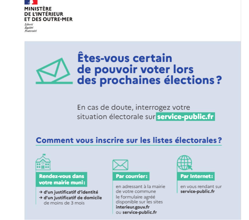 FLASH INFO ÉLECTIONS