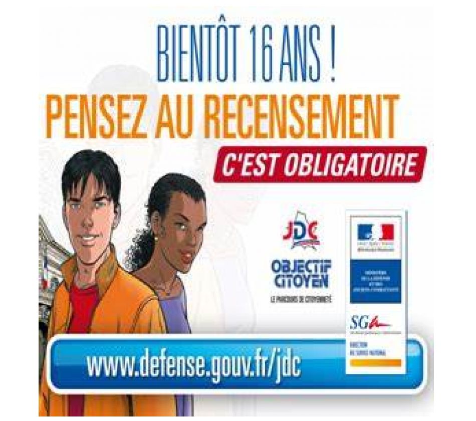 Bientôt 16 ans ! Pensez au recensement, c'est obligatoire