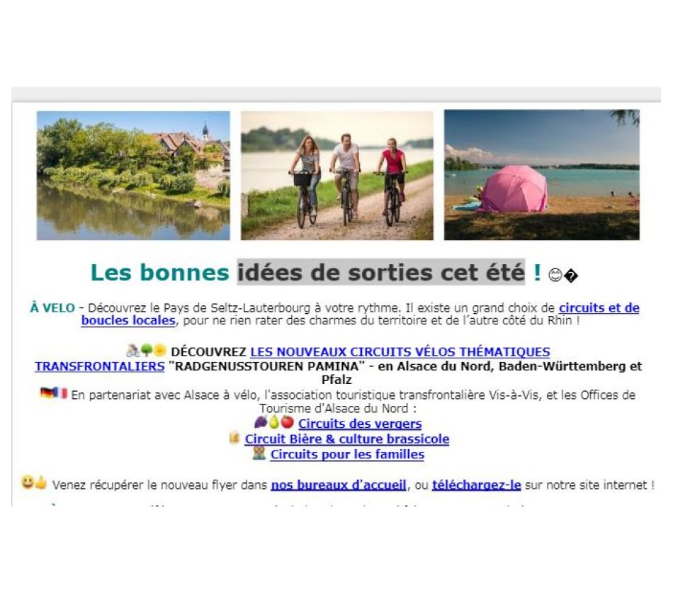 Idées de sorties pour l’été