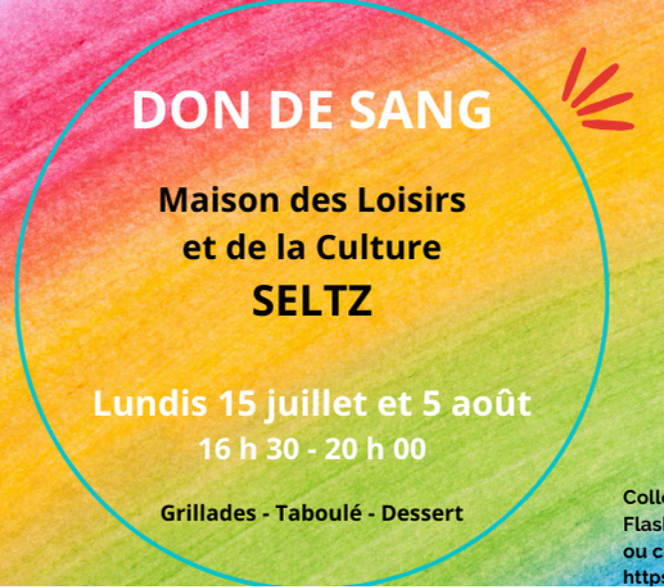 Don de Sang Bénévole de Seltz et Environs