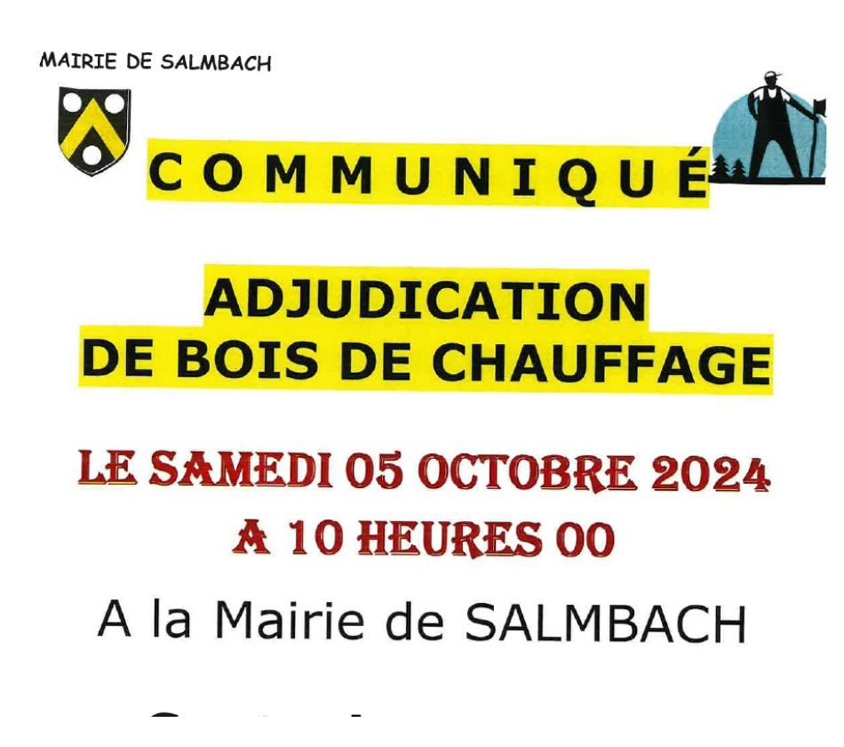 VENTE DE BOIS A SALMBACH VENTE DE BOIS A SALMBACH