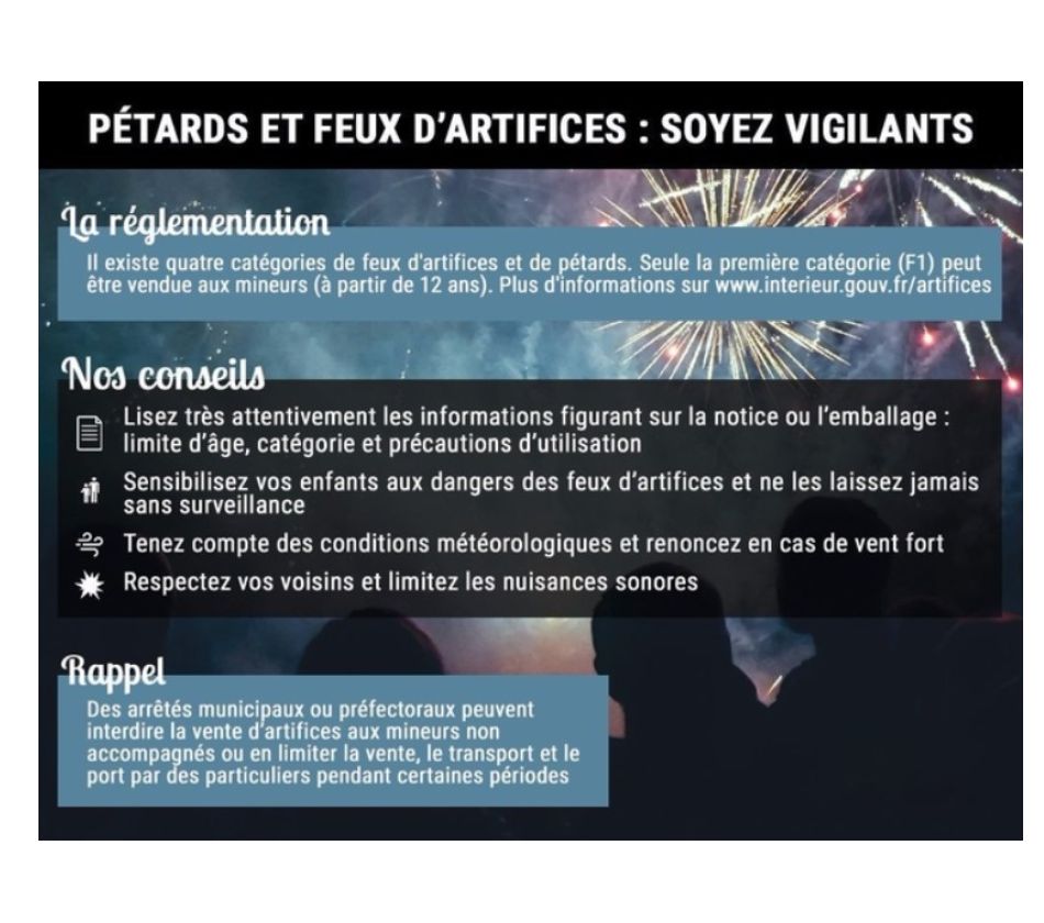 Communication Gendarmerie - Artifices et pétards Communication Gendarmerie - Artifices et pétards