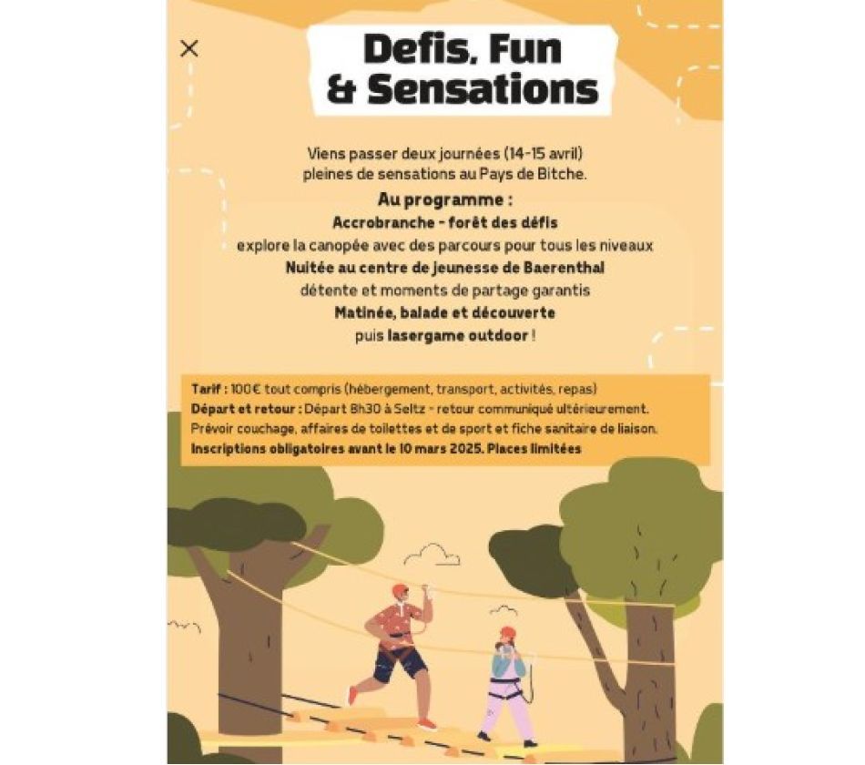 MINI SEJOUR JEUNESSE