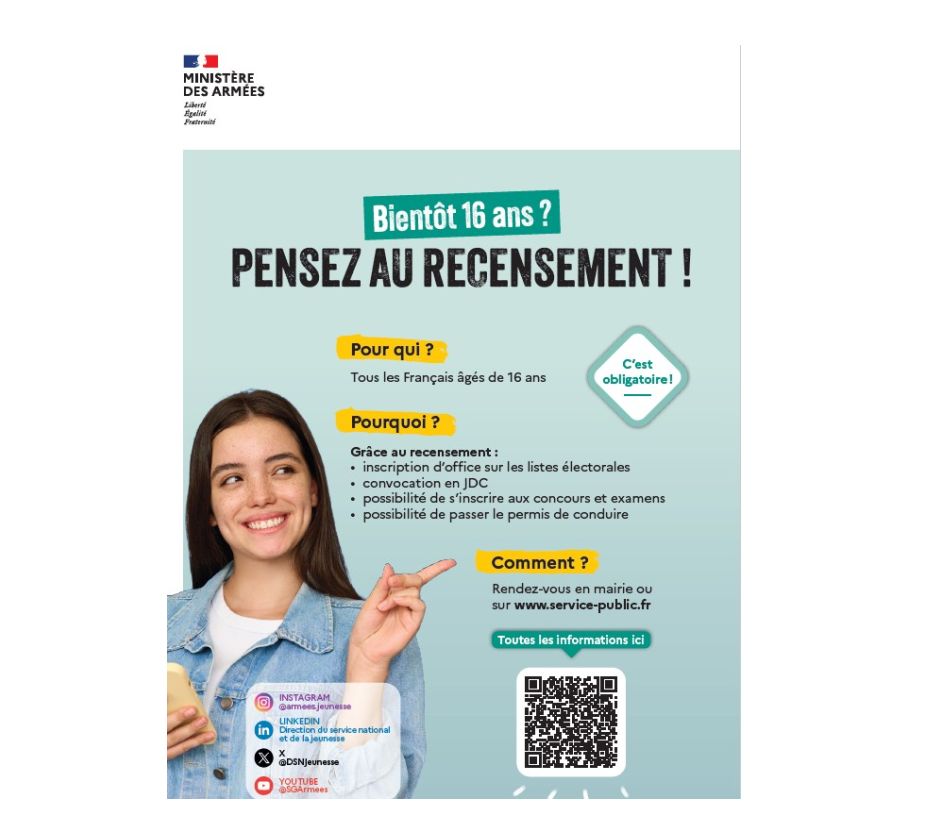Flyers et affiches recensement - CSNJ de Strasbourg