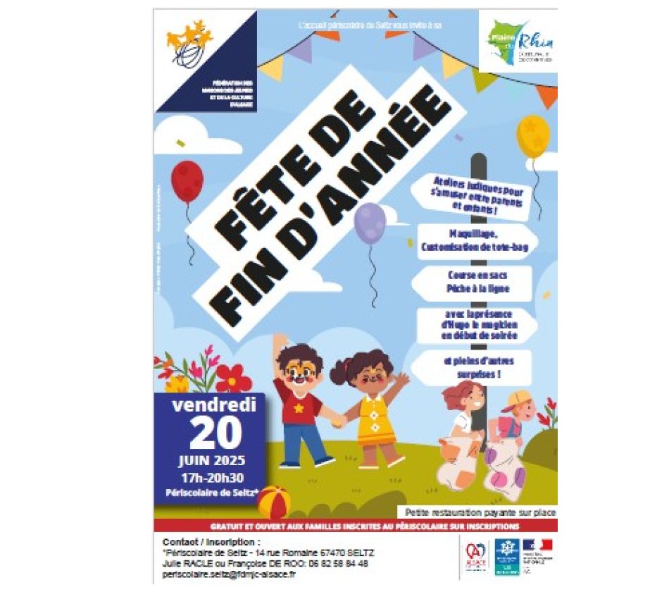 Fête fin année Périscolaire de Seltz